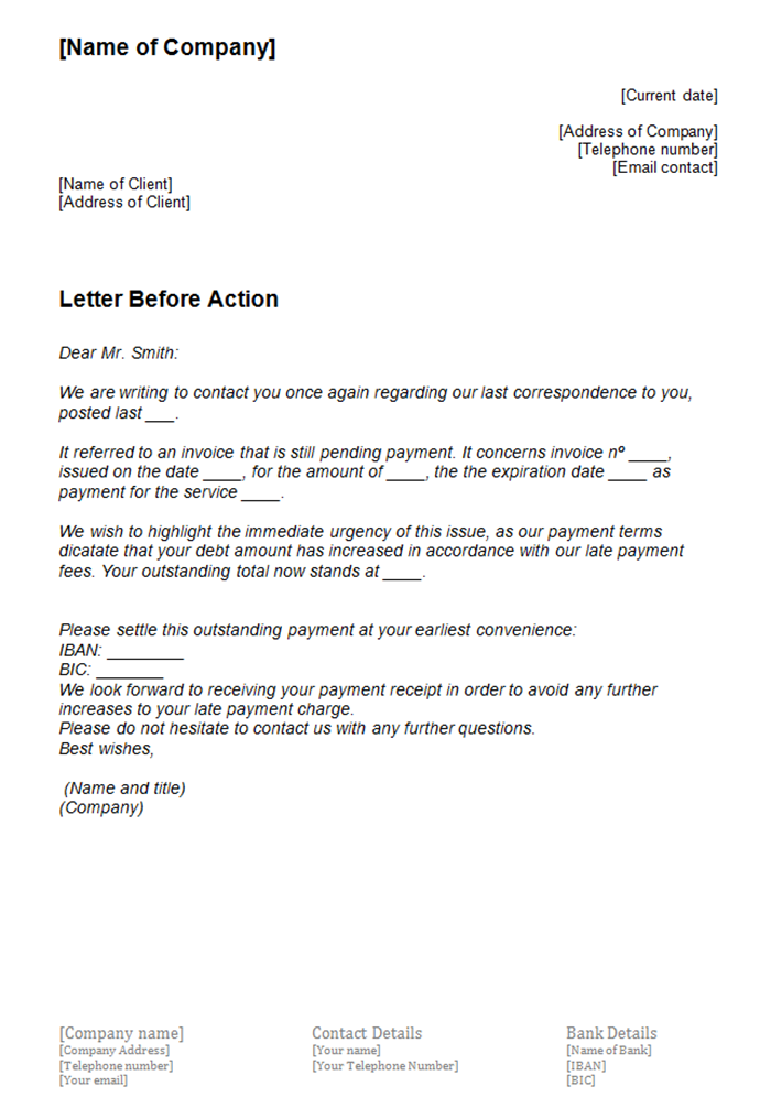 Gentle Reminder Letters to Tenants